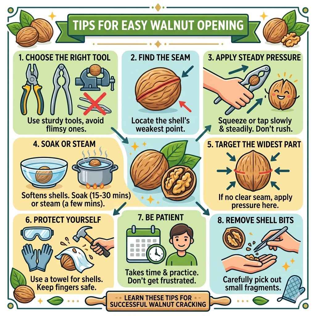 Tips for Easy Walnut Opening