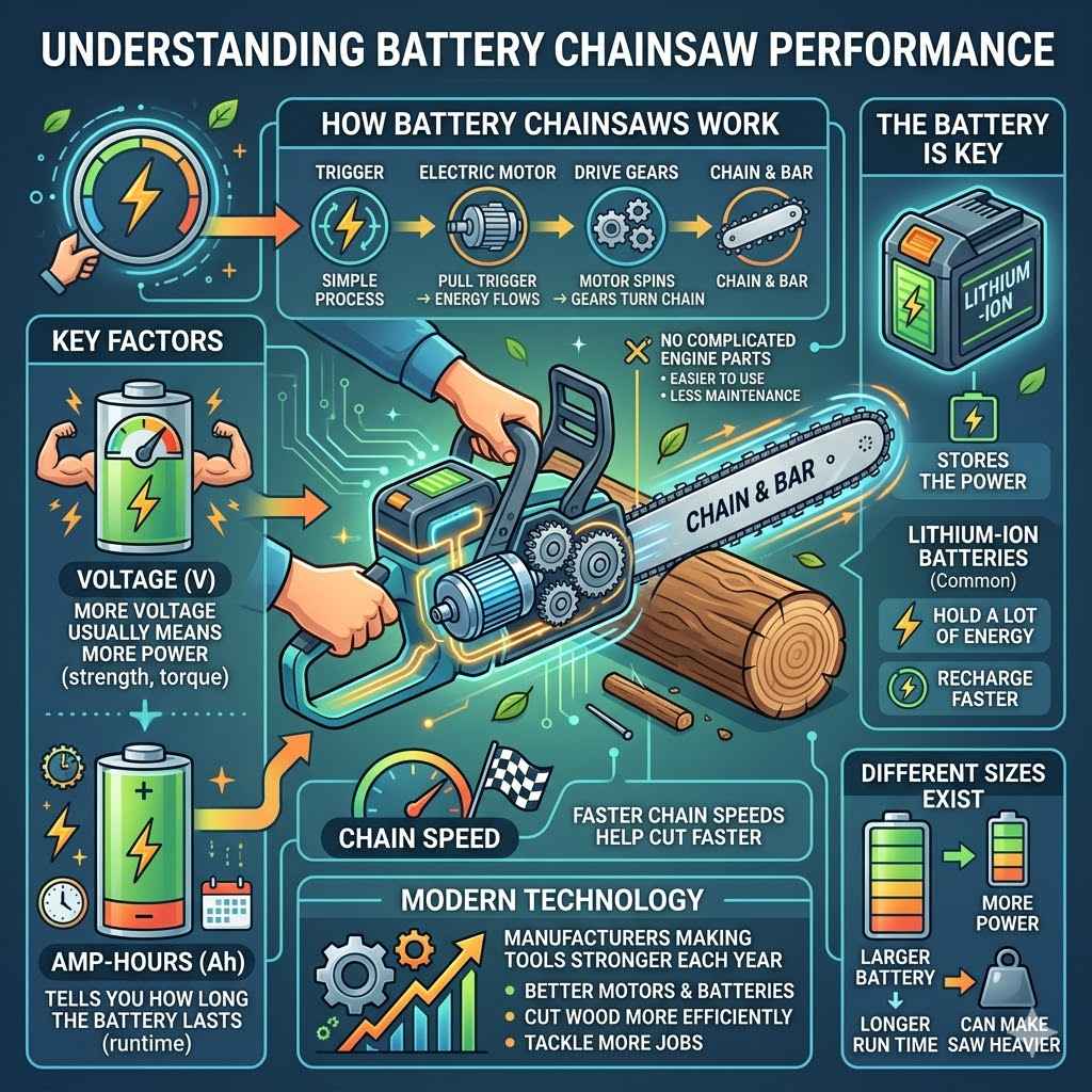 Understanding Battery Chainsaw Performance