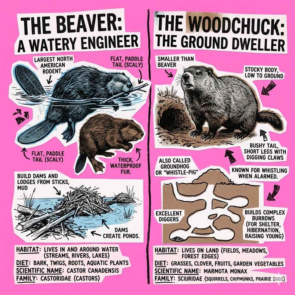 Understanding Beavers and Woodchucks