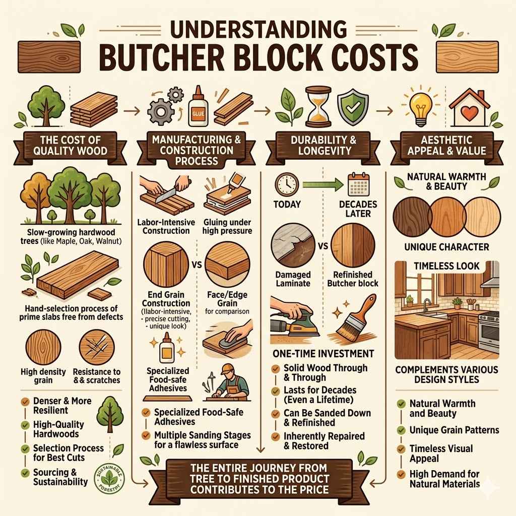 Understanding Butcher Block Costs