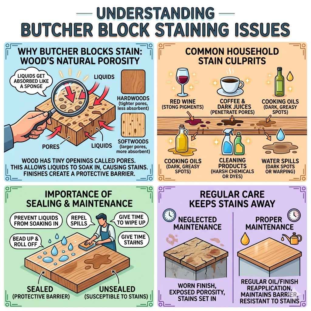 Understanding Butcher Block Staining Issues