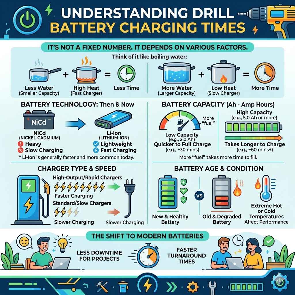 Understanding Drill Battery Charging Times
