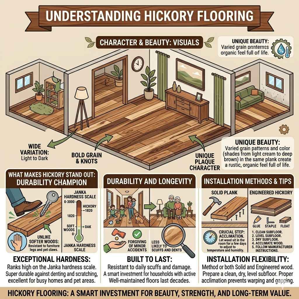 Understanding Hickory Flooring
