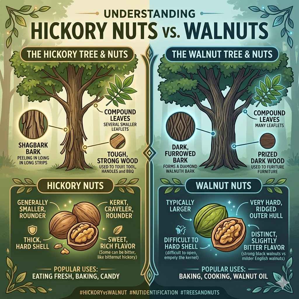 Understanding Hickory Nuts vs. Walnuts