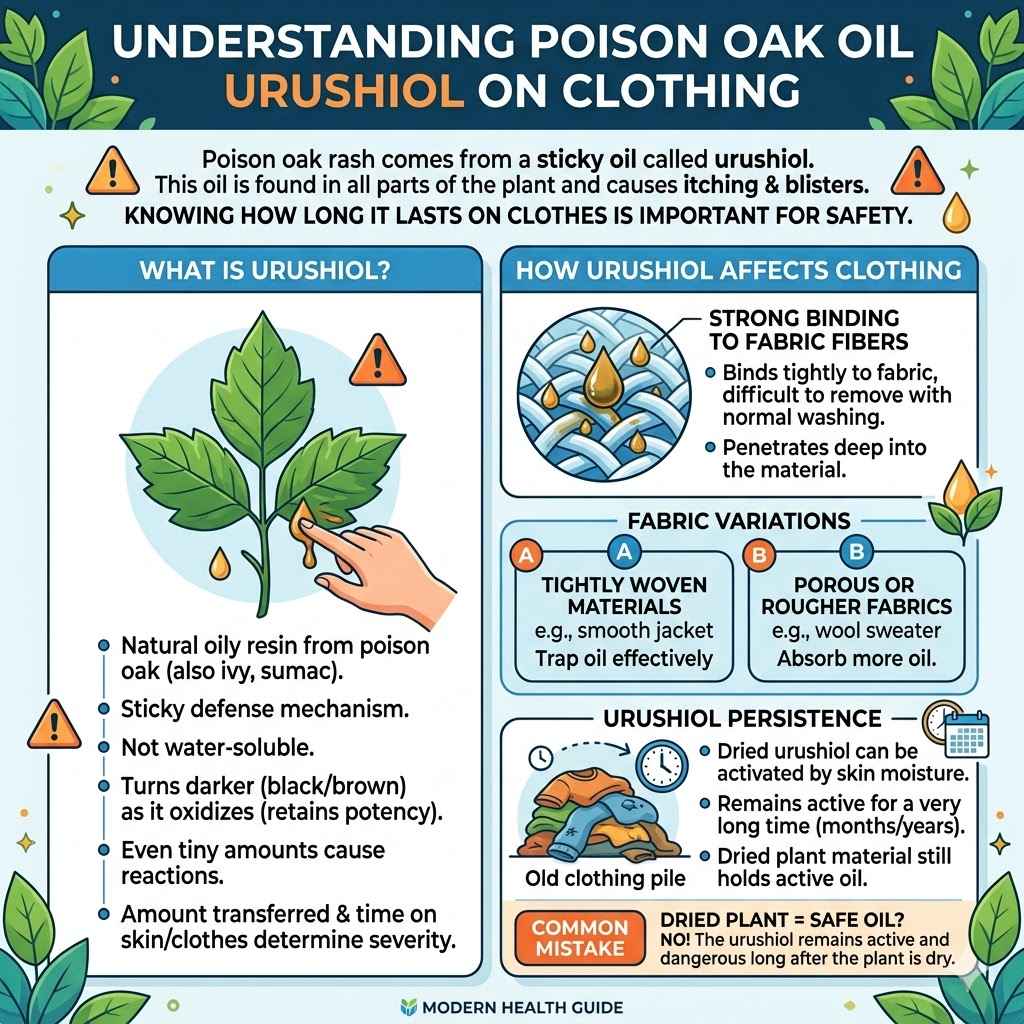 Understanding Poison Oak Oil Urushiol On Clothing