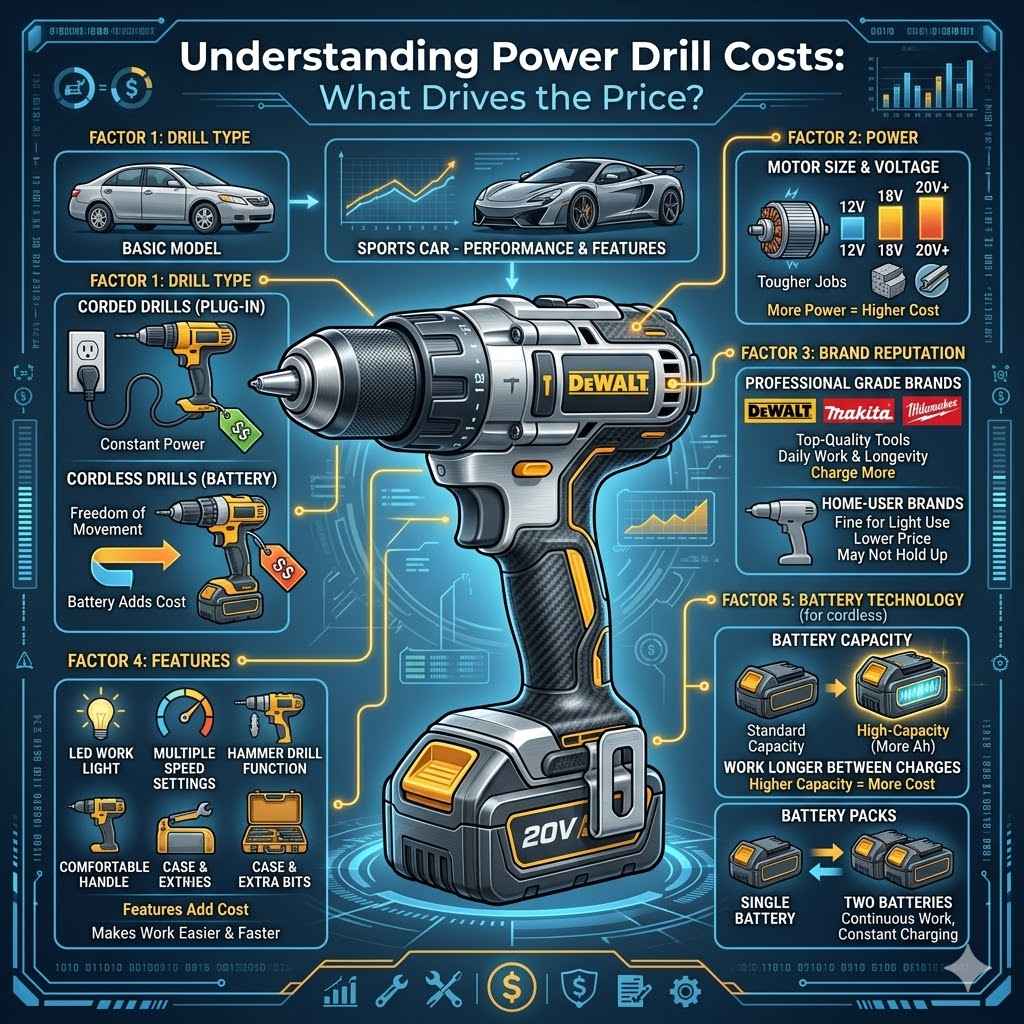 Understanding Power Drill Costs
