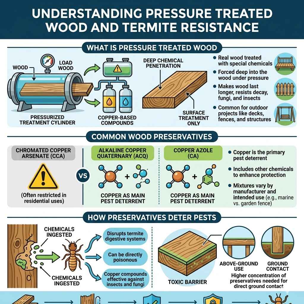  Understanding Pressure Treated Wood And Termite Resistance