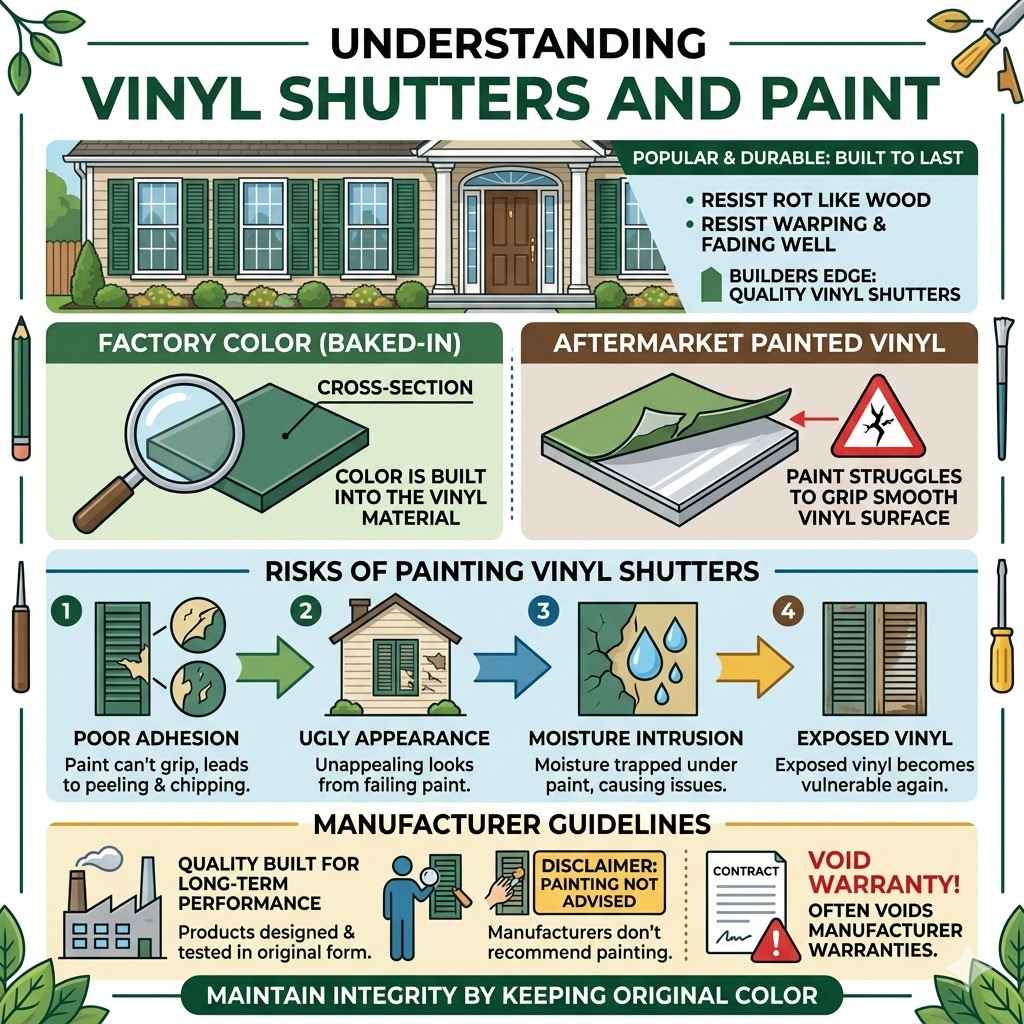Understanding Vinyl Shutters and Paint
