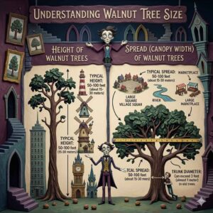 Walnut Tree Distribution Map How Big Does A Walnut Grow? Size And Growth Guide