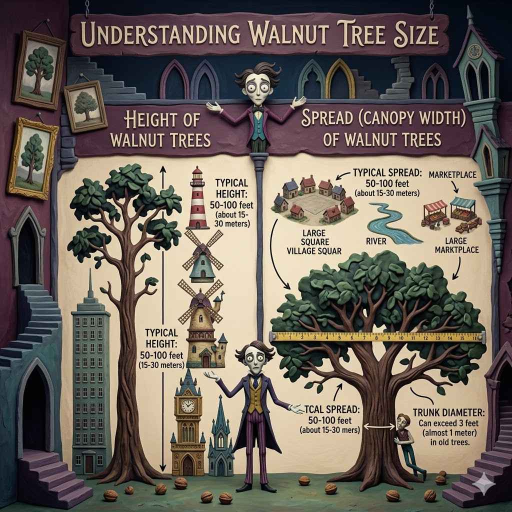 Understanding Walnut Tree Size