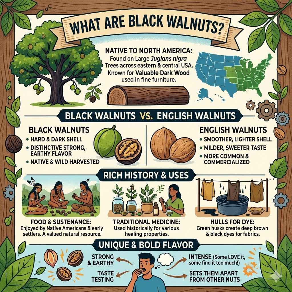 What Are Black Walnuts 