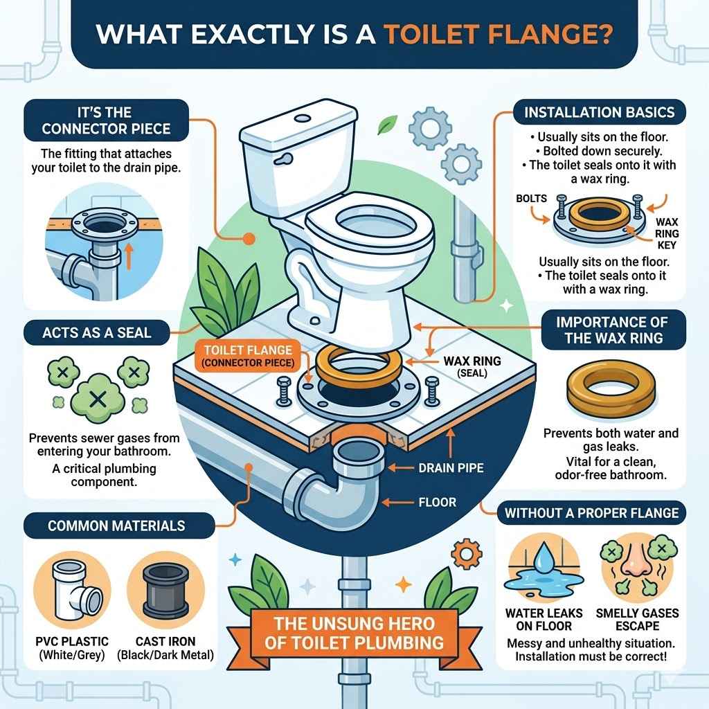 What Exactly Is a Toilet Flange?