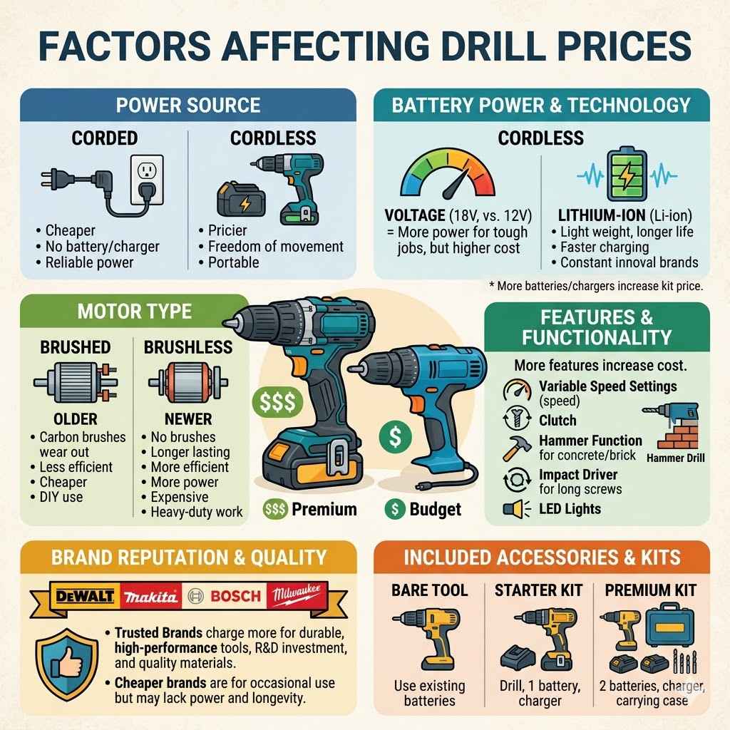 What Factors Affect Drill Prices