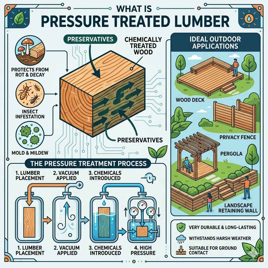 What Is Pressure Treated Lumber