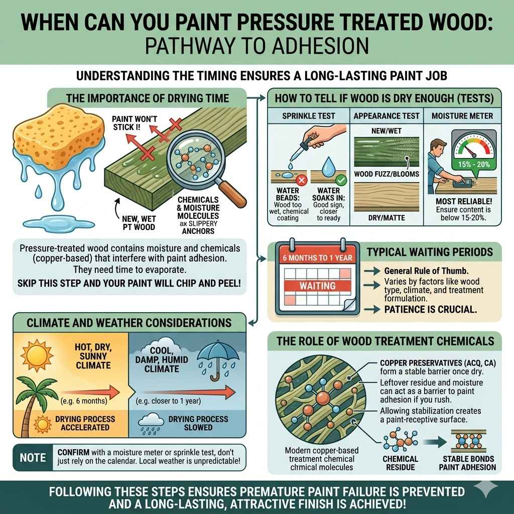 When Can You Paint Pressure Treated Wood