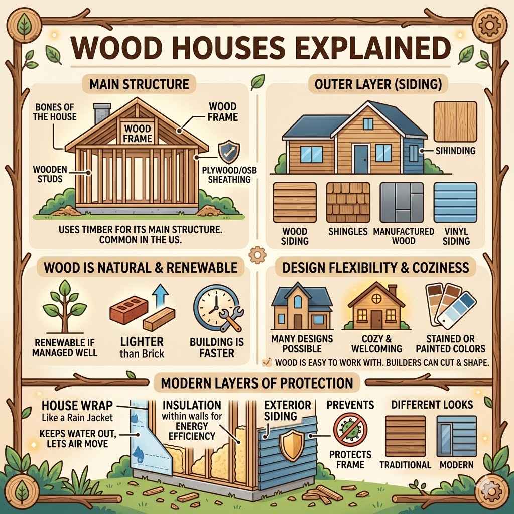 Wood Houses Explained