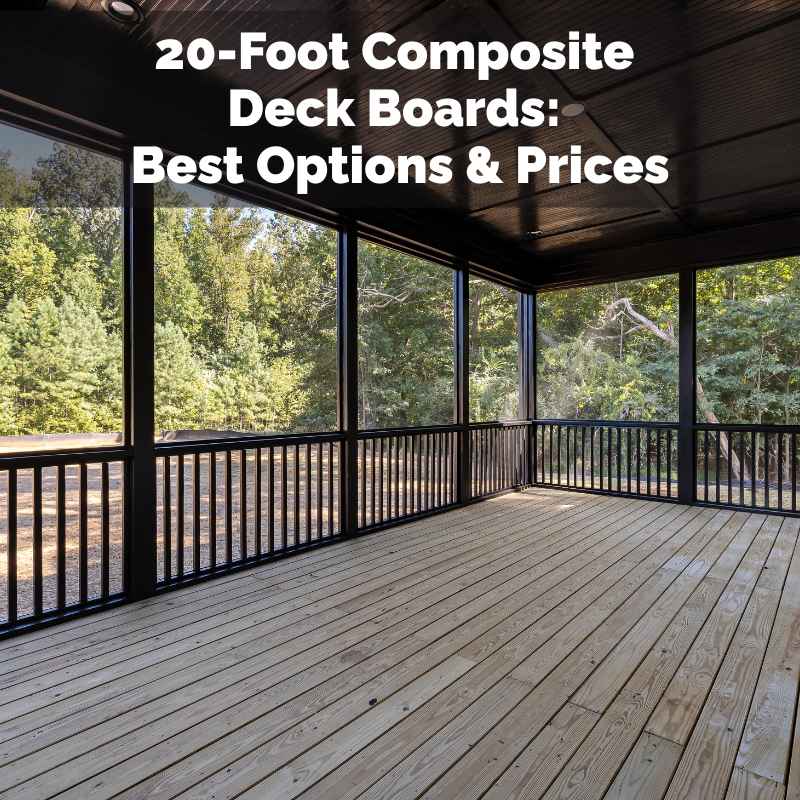 20-Foot Composite Deck Boards