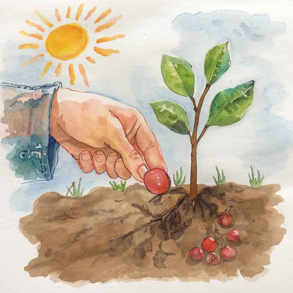 The Journey of a Cherry Seed