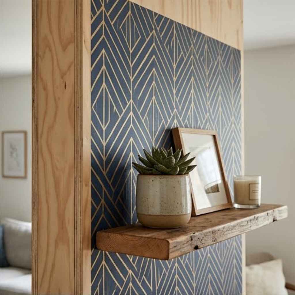 What It Means to Wallpaper Plywood