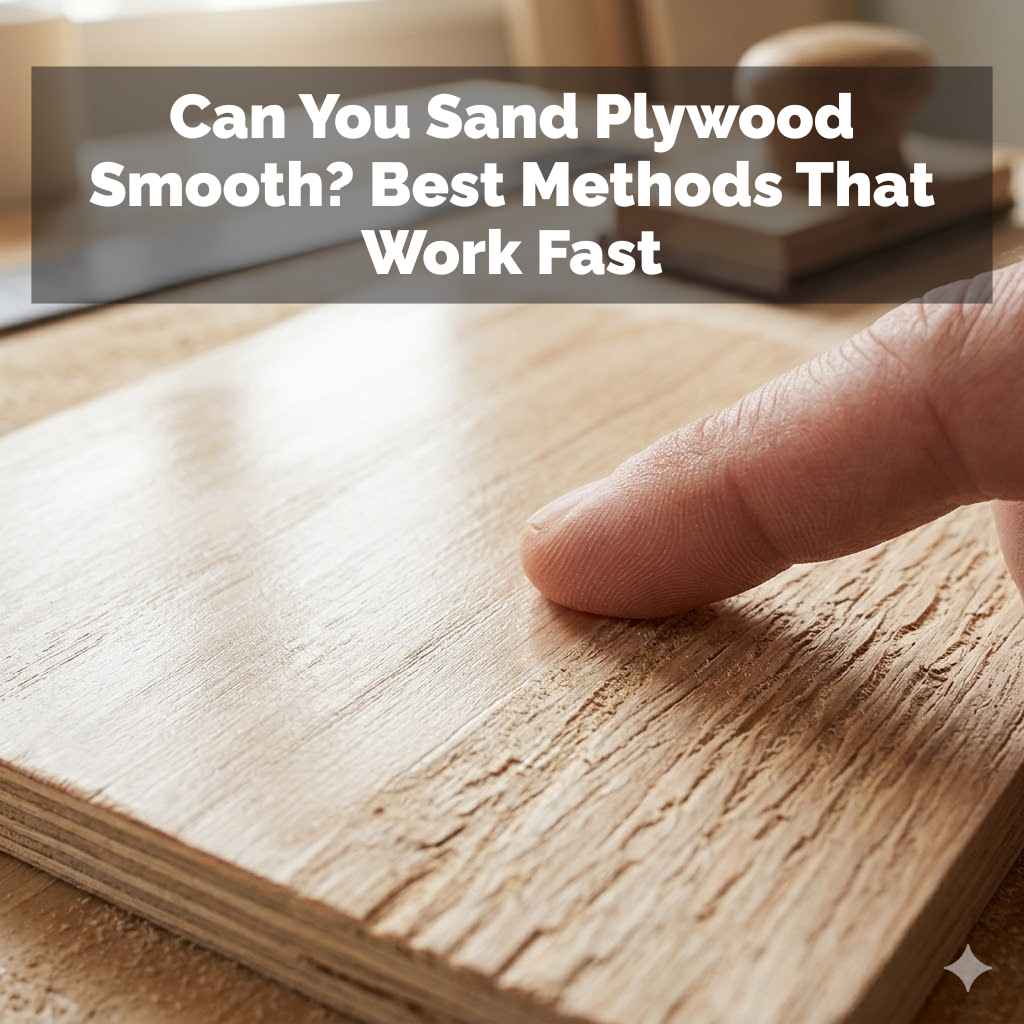 Can You Sand Plywood Smooth