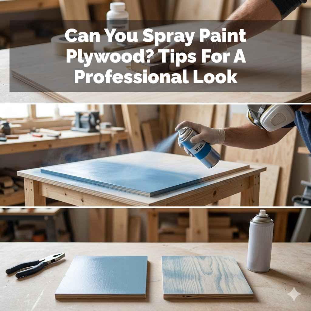 Can You Spray Paint Plywood