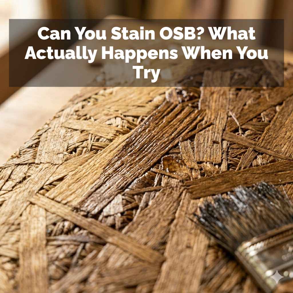 Can You Stain OSB