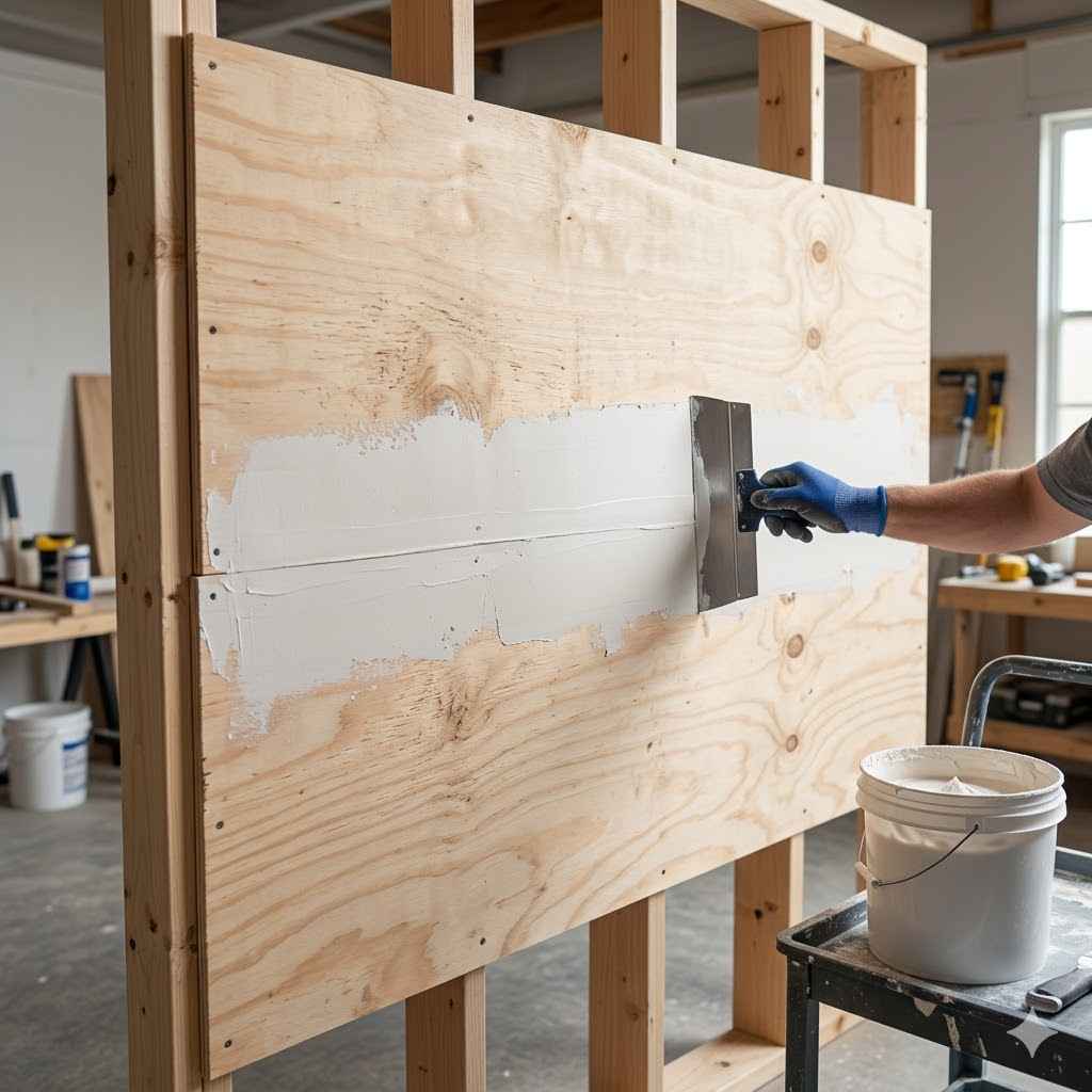 Can You Use Joint Compound on Plywood Walls?