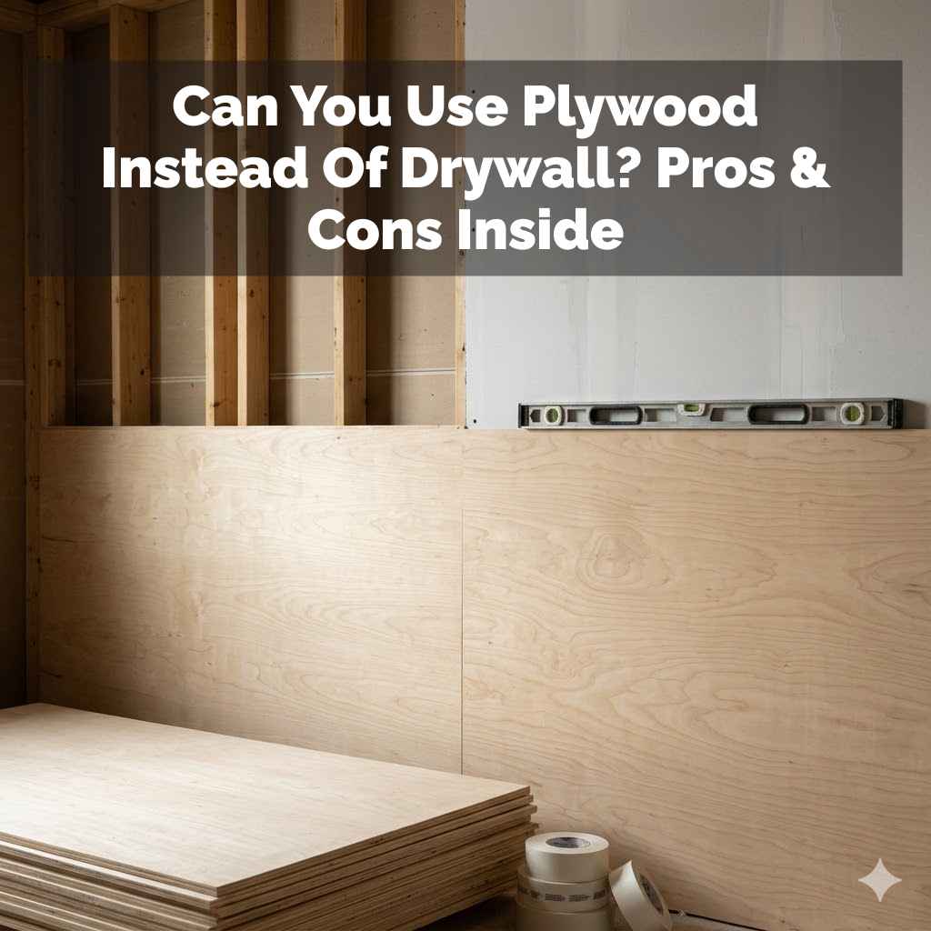 Can You Use Plywood Instead Of Drywall