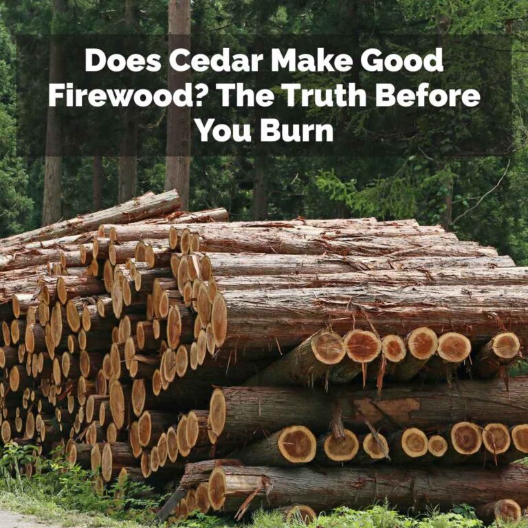 Does Cedar Make Good Firewood