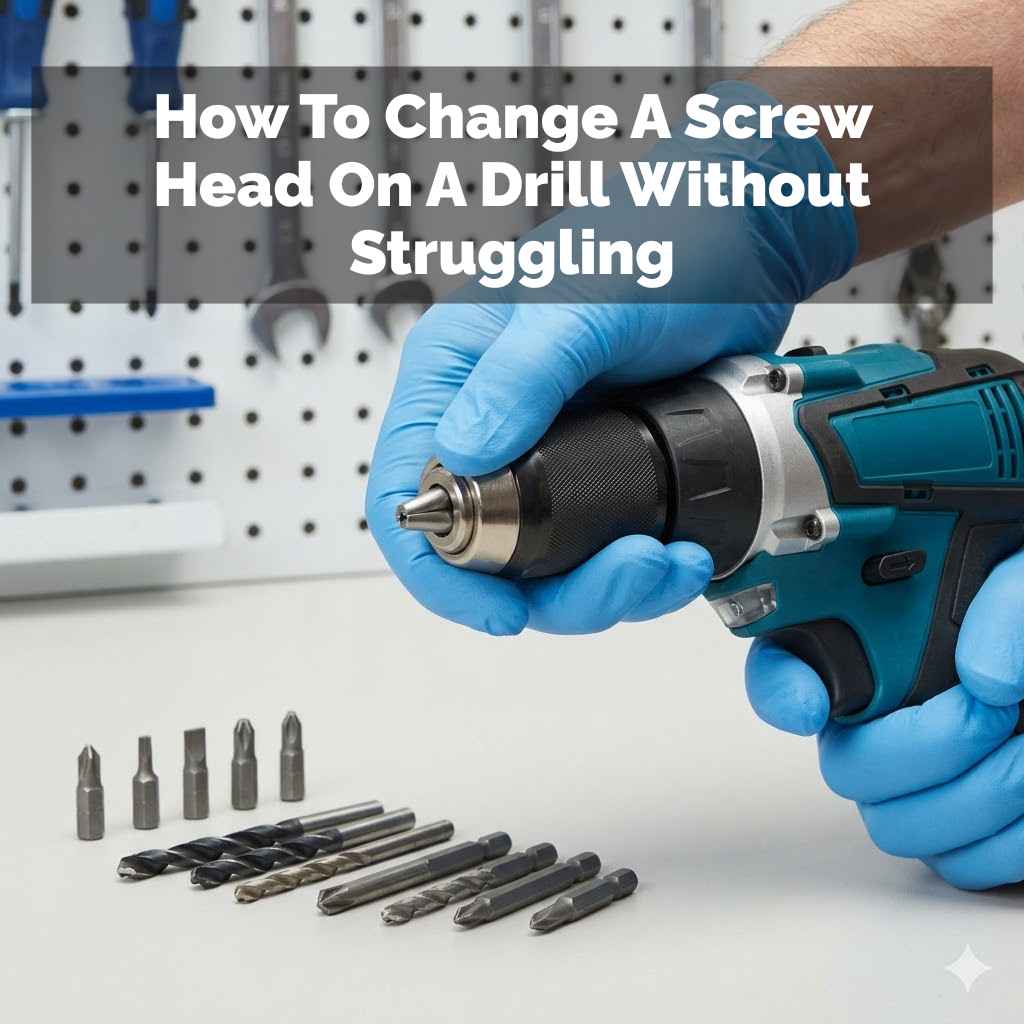 How To Change A Screw Head On A Drill Without Struggling