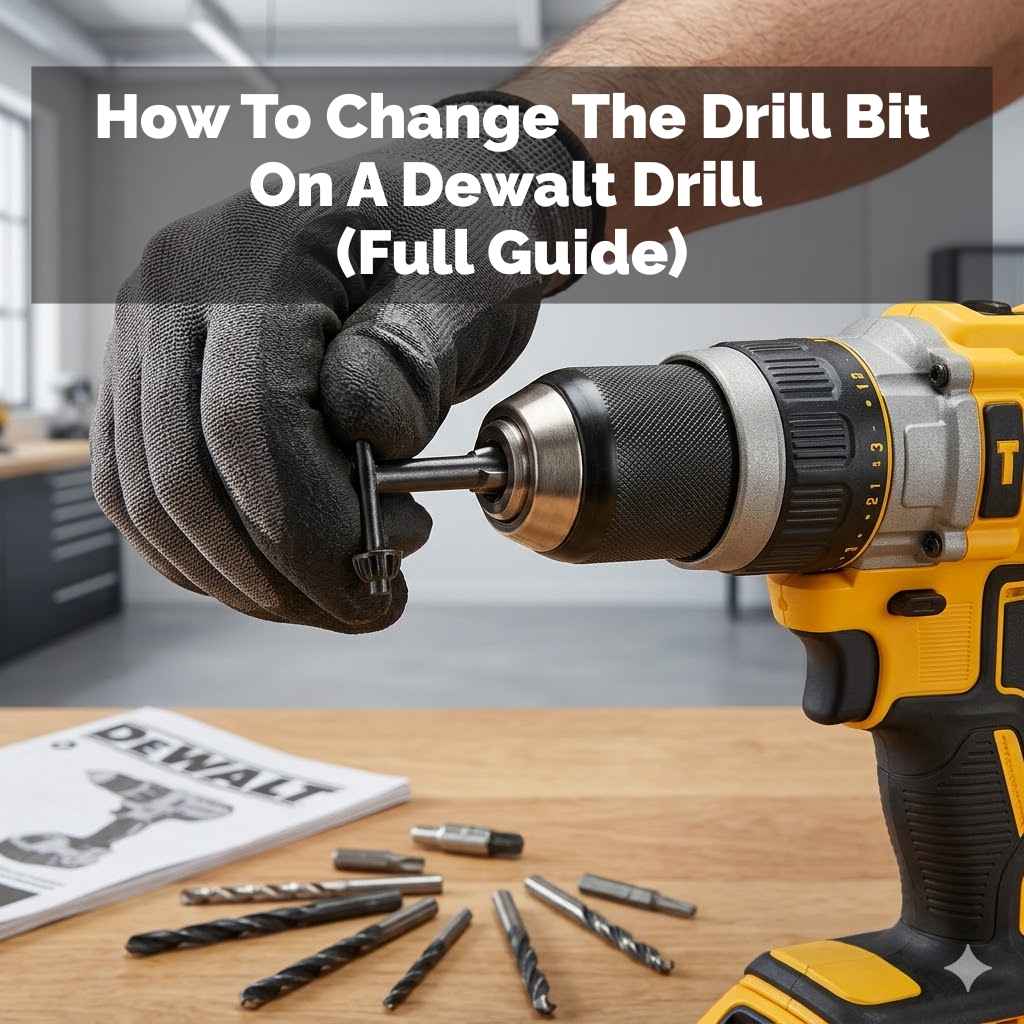 How To Change The Drill Bit On A Dewalt Drill