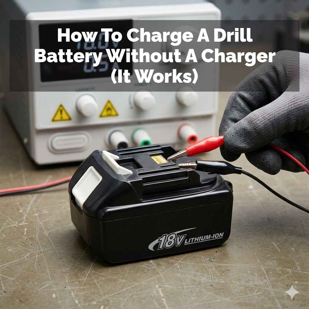 How To Charge A Drill Battery Without A Charger