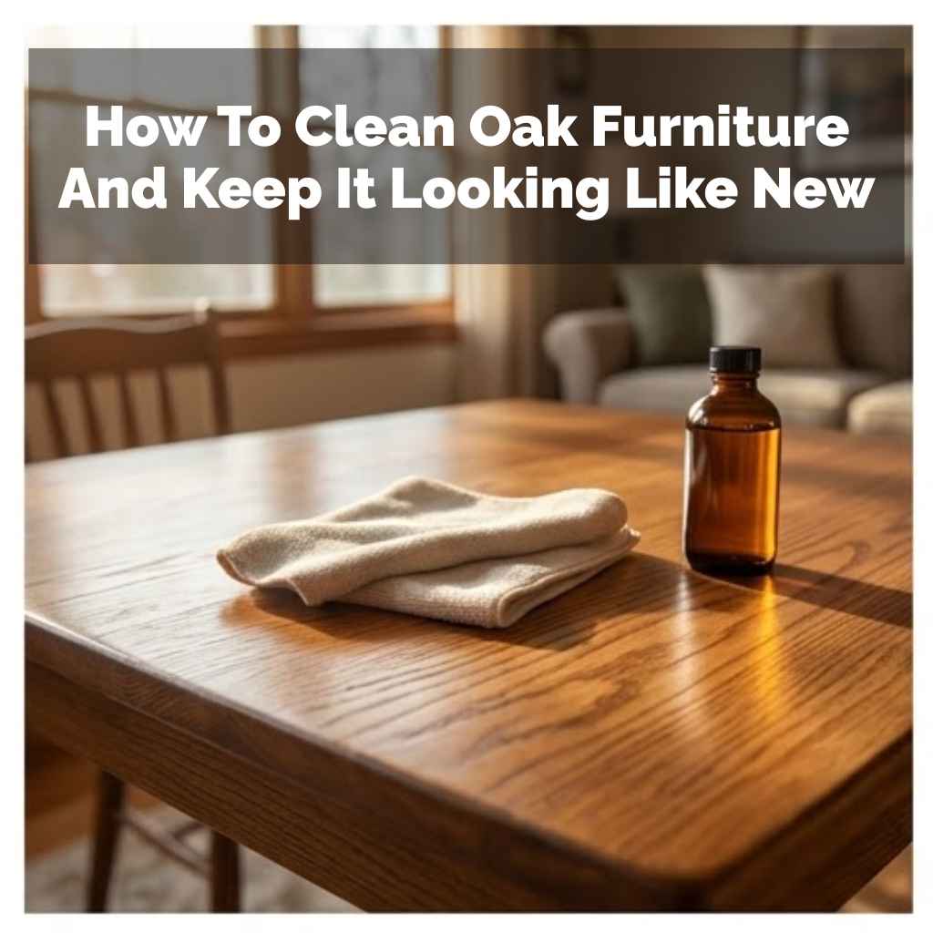 How To Clean Oak Furniture And Keep It Looking Like New