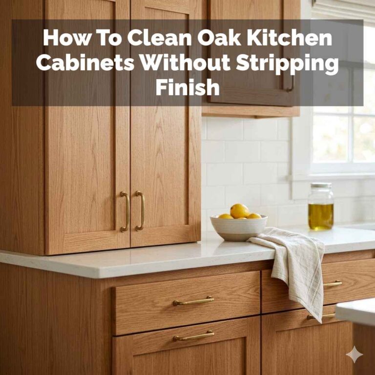 How To Clean Oak Kitchen Cabinets Without Stripping Finish
