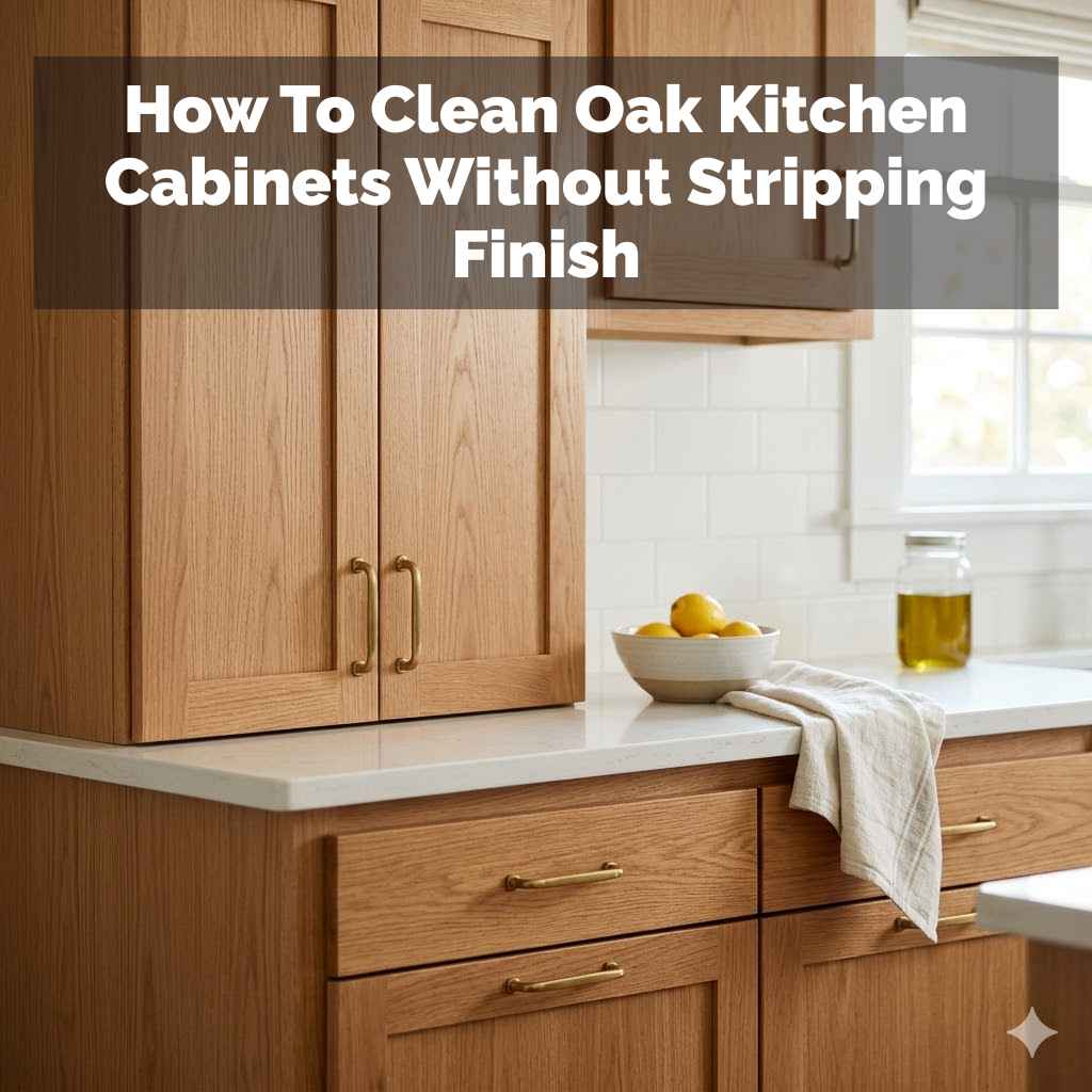 How To Clean Oak Kitchen Cabinets Without Stripping Finish