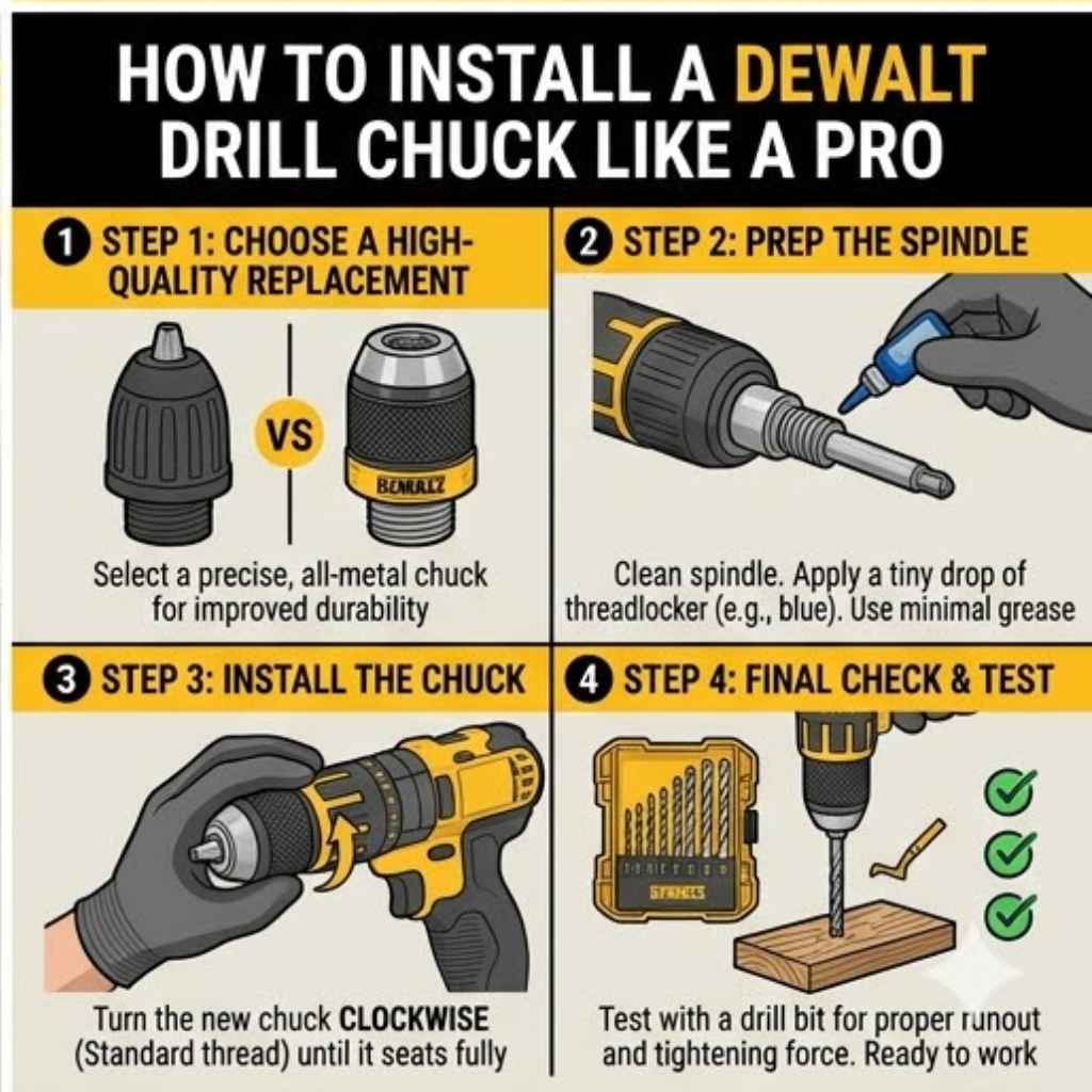 Maintaining Your New DeWalt Chuck