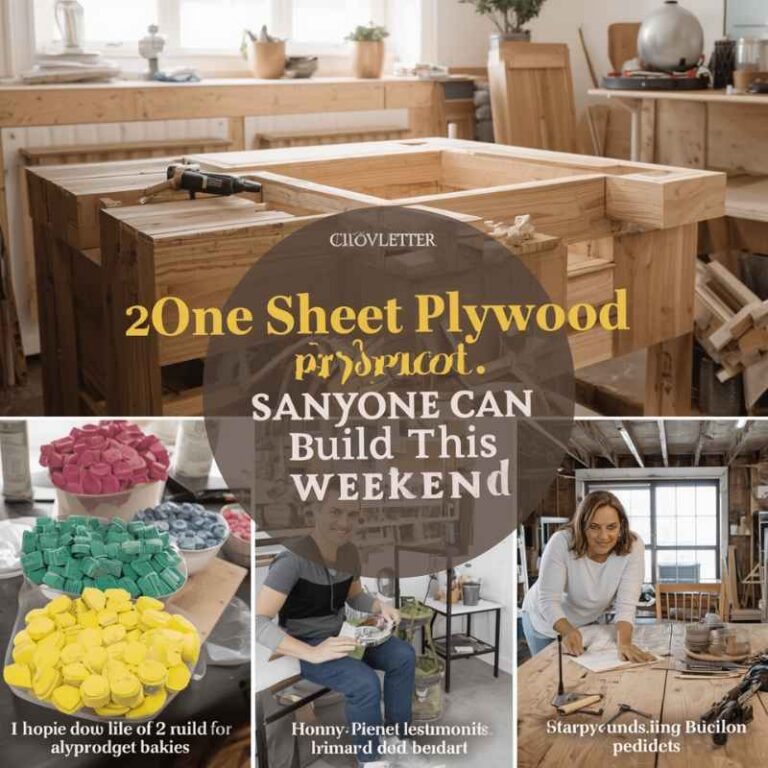 One Sheet Plywood Projects Anyone Can Build This Weekend