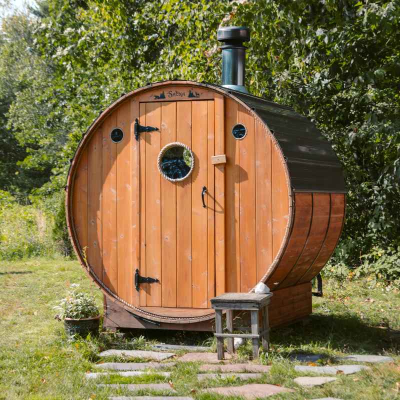 Outdoor Wood Burning Sauna