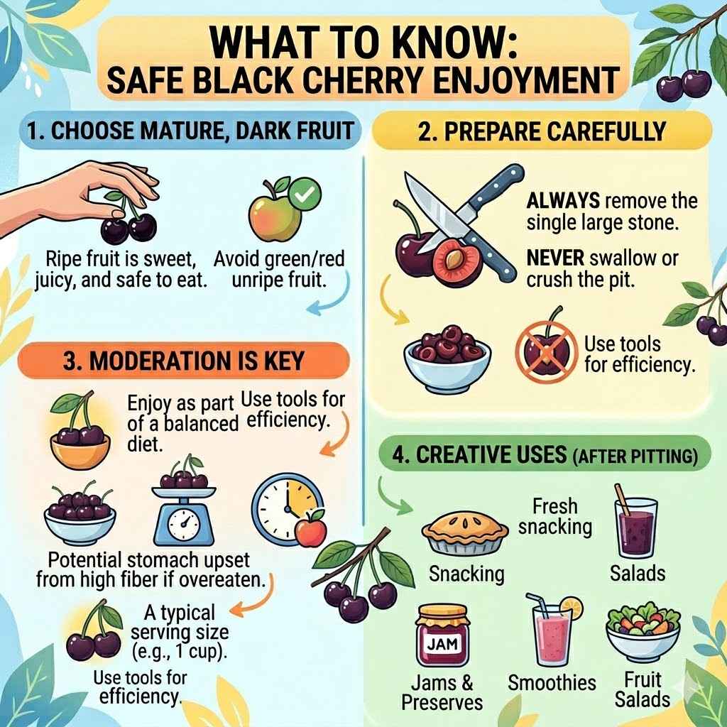 Quick Tips for Enjoying Black Cherries