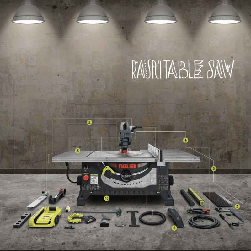 Ryobi Table Saw Parts List