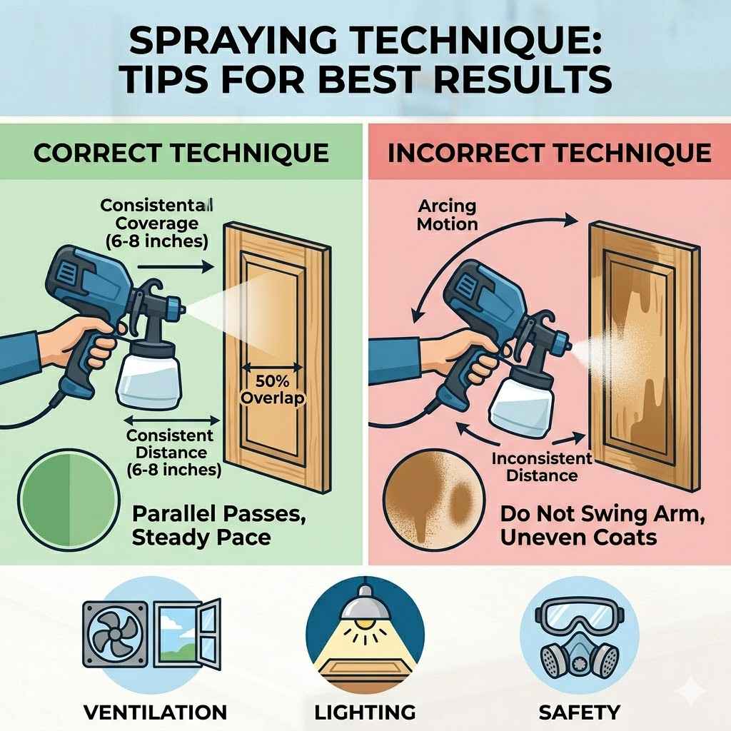 Spraying Minwax Polyurethane