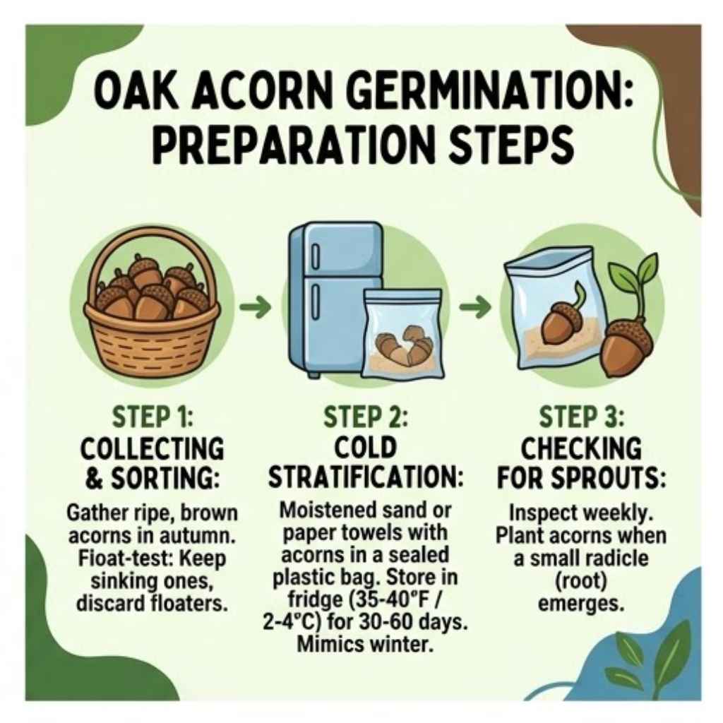 Understanding Oak Acorn Germination