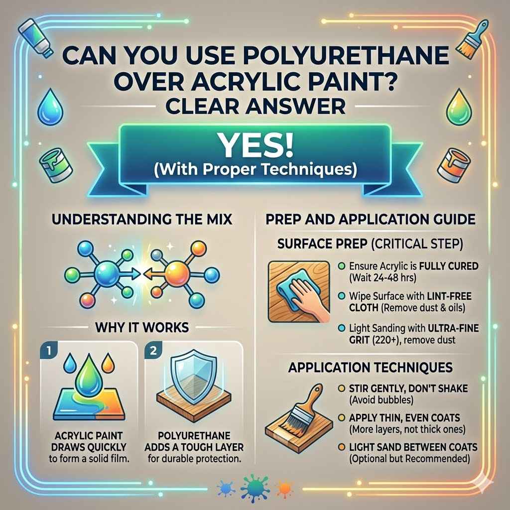 Understanding Polyurethane and Acrylic Paint