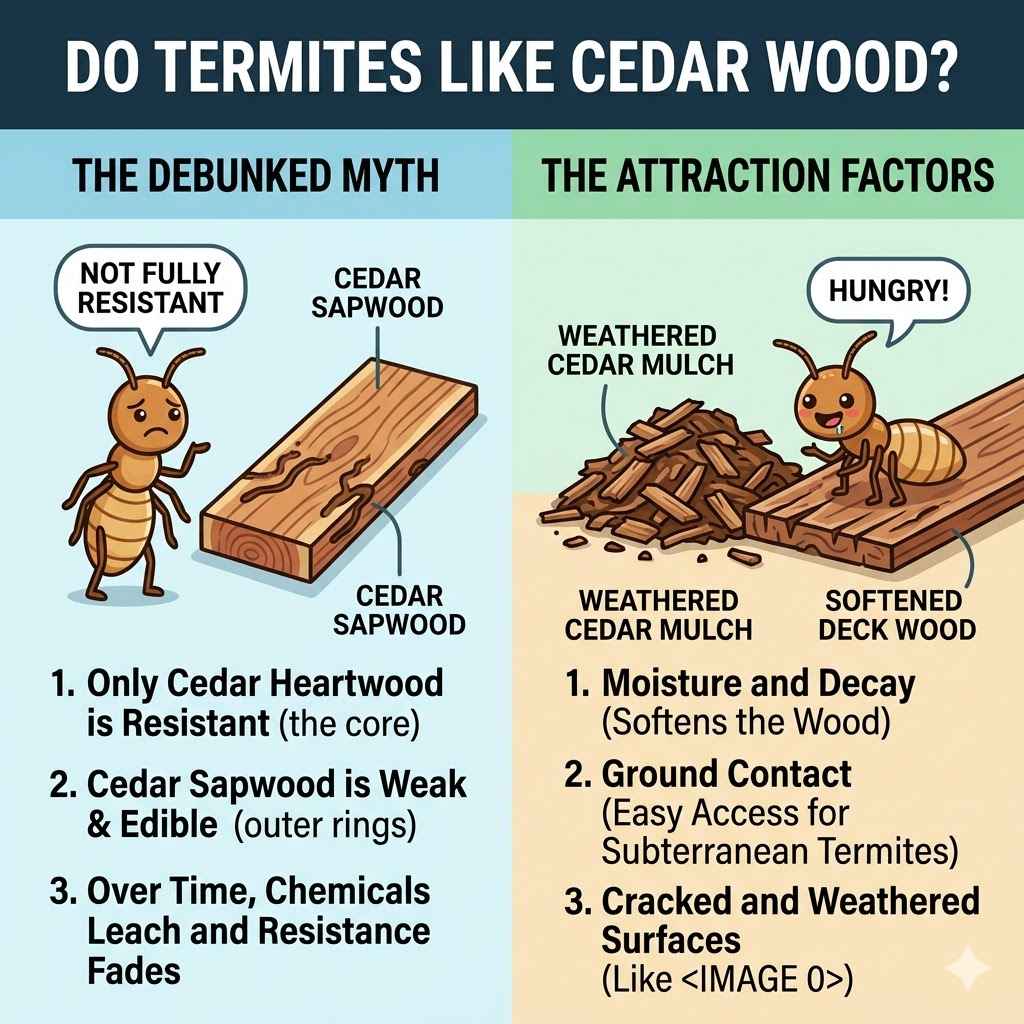 Understanding Termite Preferences and Cedar Wood