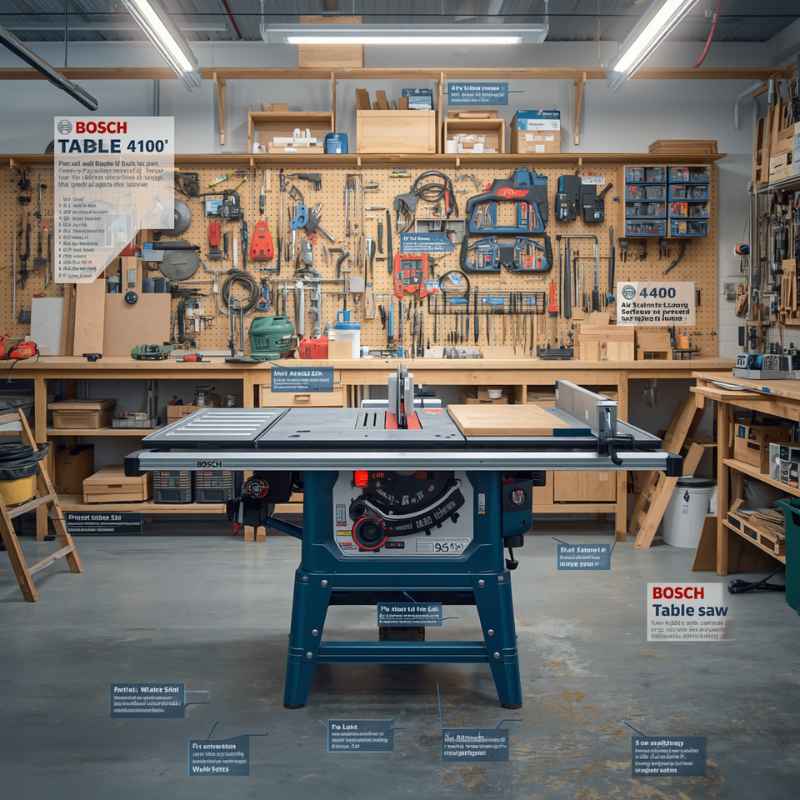 Understanding Your Bosch 4100 Table Saw