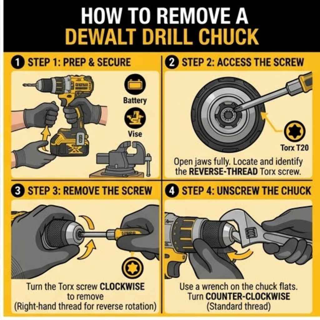 Understanding Your DeWalt Drill Chuck
