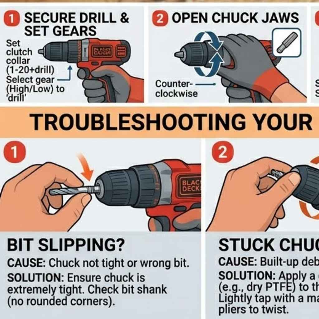 Understanding Your Drill's Chuck