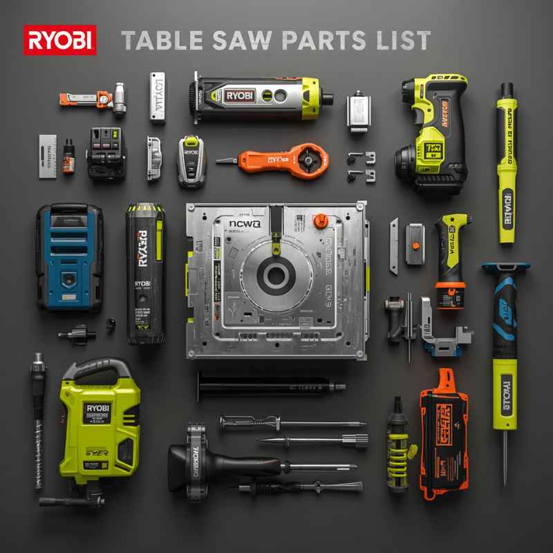Understanding Your Ryobi Table Saw Parts