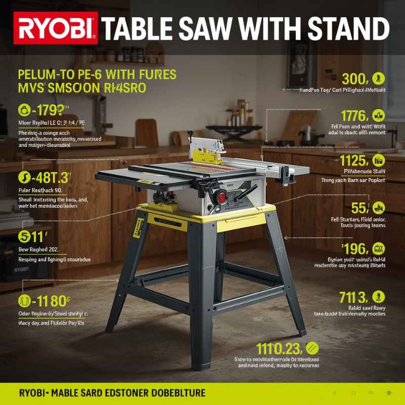 What Is a Ryobi Table Saw With Stand?
