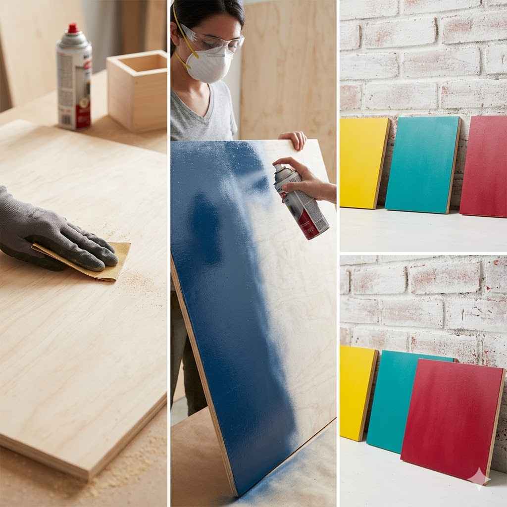 What Spray Painting Plywood Really Means